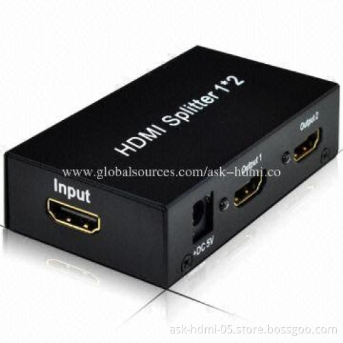 HDMI Distribution Amplifier, 1 x 2, 3D, 5V DC/1A Power Supply